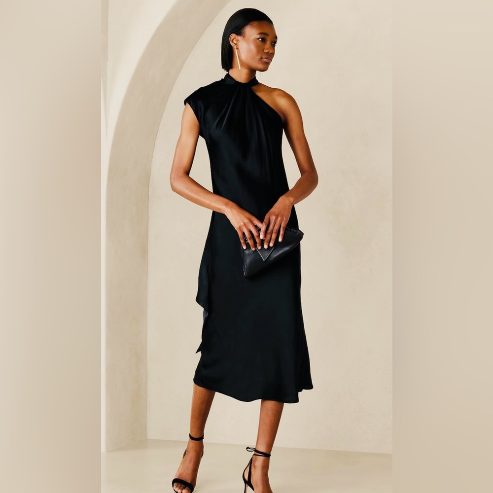 Banana Republic Kaia Silk Midi Dress